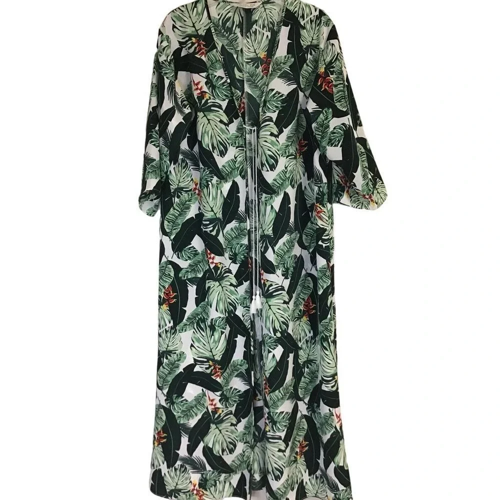 Rachel Zoe Tropical Patterned Women's Size Small Swimsuit Coverup